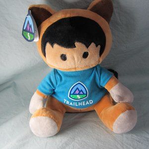 SALE* plush trailhead raccoon boy NWT salesforce (w2262)